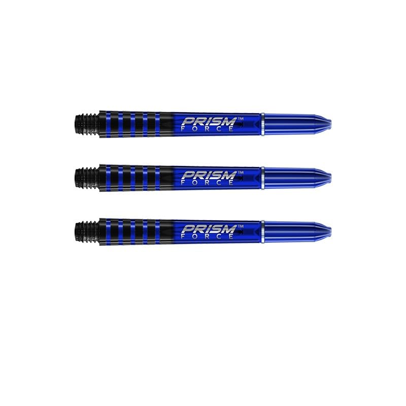 WINMAU Prism Force Blue Short Polycarbonate Dart Stems (Shafts) - 10 sets per pack (30 dart stems in total) - Image 2