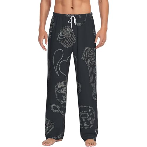 Vêtement de détente pour la maison pantalon pyjama homme