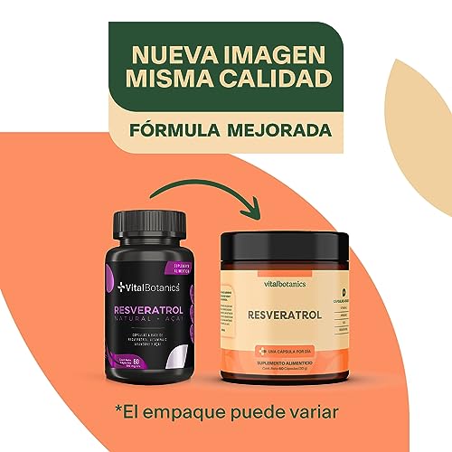 Vitamínicos, resvitale resveratrol 500mg Marca Vitalbotanics (2)