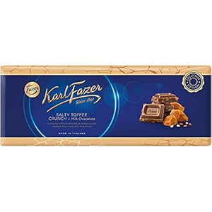 Fazer KarlFazer Salty toffee crunch in Milk Chocola 1 bar of 200g