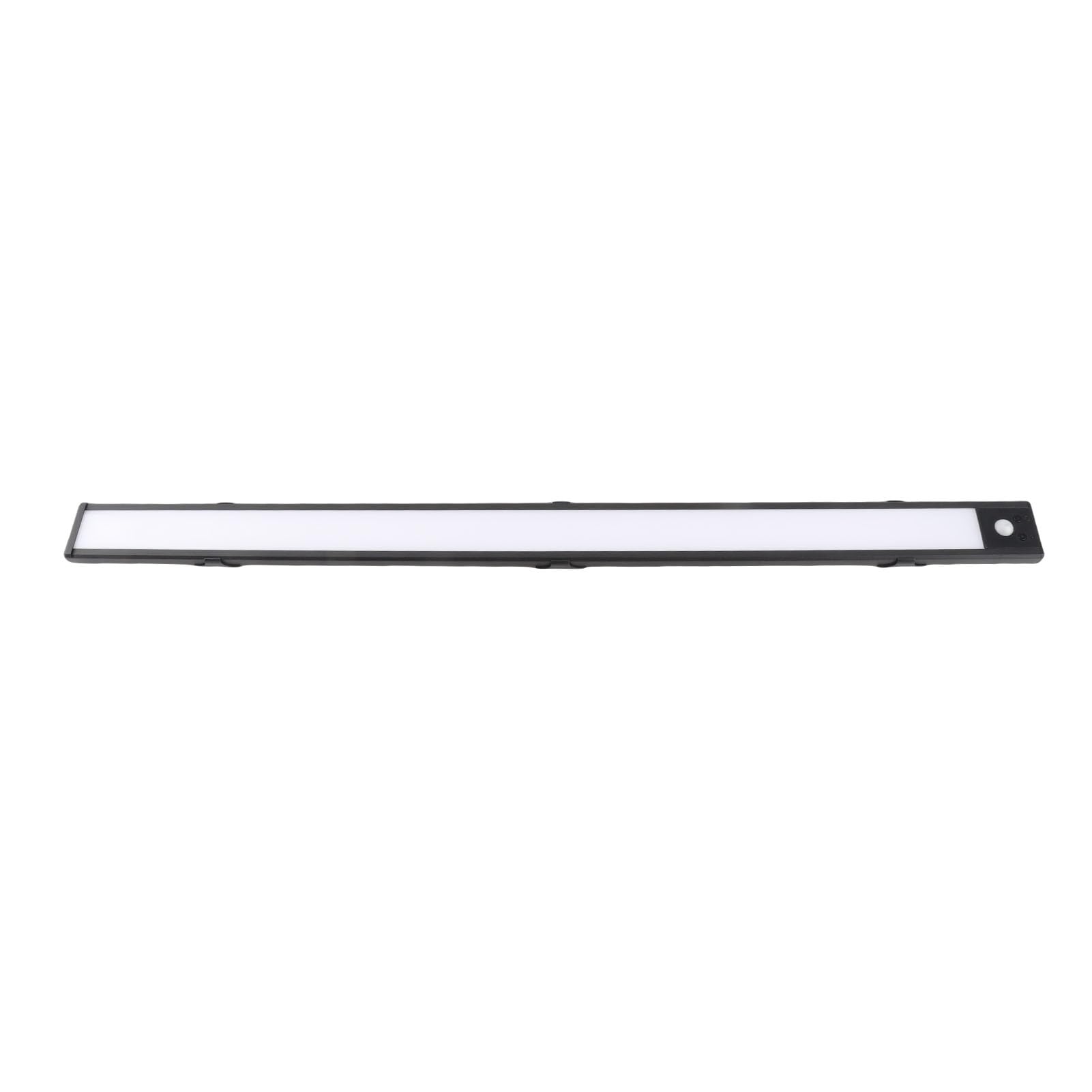 Barra luminosa a LED con sensore di movimento, lampada da armadio ricaricabile ultra sottile per corridoio, nero, 23,6 pollici