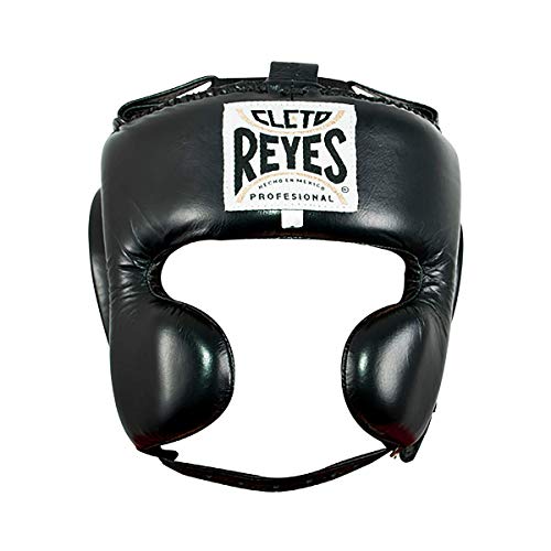CLETO REYES Cheek Protection Headgear Unisex (Large, Black)