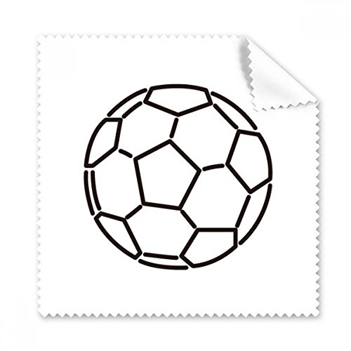 Chiffon de nettoyage football cadeau original pour amateur de sport et écran de téléphone