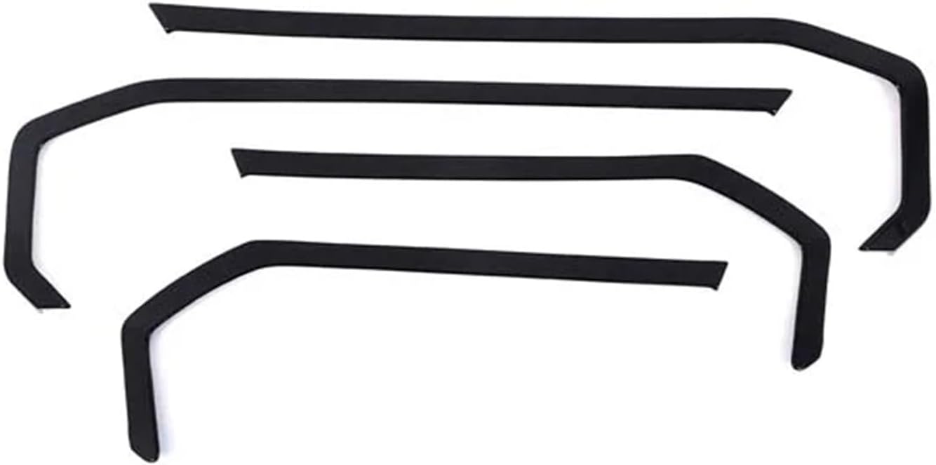 Compatible with BMW 7 Series G70 2023-2025 ABS Car Inner Door Panel Decorative Strip Protective Frame Trim Sticker Car Accessories(Carbon Fiber Textrue)
