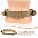 Anneome Professional Military Belt Elastic Camping Waist Belt for Men Outdoor Hunting Training