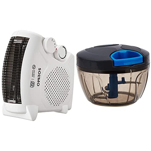 Amazon Brand - Solimo 2000-Watt Room Heater (ISI Certified, White Colour, Ideal...