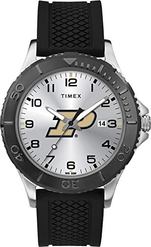 Image of Timex Tribute Men's Collegiate Gamer 42mm Watch - Georgia Bulldogs with Black Silicone Strap
