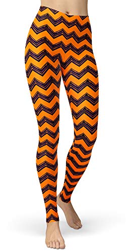 Image of sissycos Women's 80s Leggings Neon Artistic Splash Printed Buttery Soft Stretchy Pants