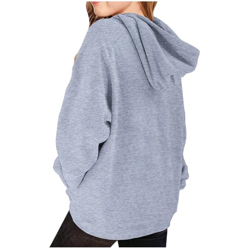 Girls Fashion Hoodies Gradient Oversized Sweatshirts with Pockets Thin Fleece Lined Hooded Pullover Tops Fall Clothes2