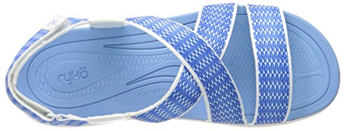 Belmar Athletic Sandal da donna, bianco / blu, 7 M...