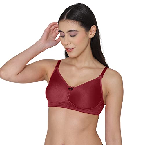 Image of Tweens - Non Padded Bra - Cotton Rich Fabric - Spacer Cups - Full Coverage, Multiway Straps, Wirefree, Seamless T-Shirt Bra