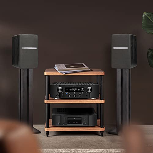 SINGING WOOD T25 Enceintes d’étagère passives à 2 Voies 60 Watts (30 W x 2) avec Support de Montage Mural préinstallé – Finition en Bois de hêtre, Paire – (Noir) - Les Beatles, Paul McCartney, John Lennon, RIngo Starr, George Harrison SINGING WOOD T25 Enceintes d'étagère passives à 2 Voies 60 Watts (30 W x 2) avec Support de Montage Mural préinstallé - Finition en Bois de hêtre, Paire - (Noir) – Image 8