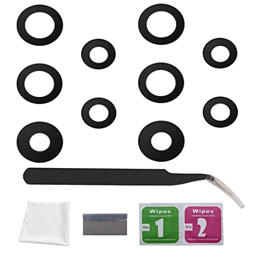 Eonpam 2 Packs Lentille Caméra pour Samsung Galaxy A33 5G/A23 5G/A53 5G Original Vitre Appareil Photo Objectif Arrière avec Kit de Réparation