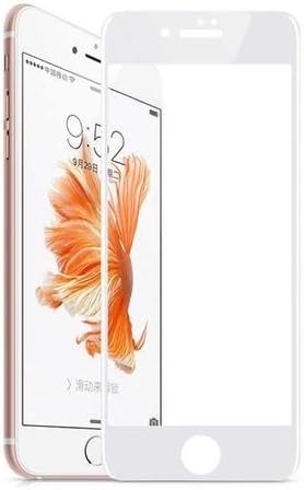 HIMTAJ Tempered Glass for iPhone 6 Plus/iPhone 6s Plus - 2.5D Curved, 9H Hardness, Full HD, Edge to Edge, Shatterproof, Anti Scratch Screen Protector Guard for iPhone 6 + / iPhone 6s + (White)