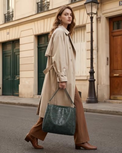 Image of LOVEVOOK Hobo Bag for Women with Three Large Compartments Waterproof Shoulder Handbags Purse for Work Shopping Travel