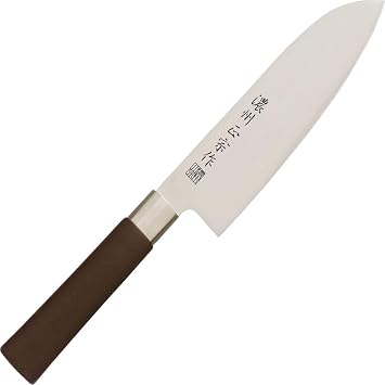 Satake Sangyou Knife Noushu Masamune-saku Santoku Knife Made in Japan 6.7 inches 170 mm All-Purpose Knife Made in Seki City Japanese Knife Resin Handle SEKI245494
