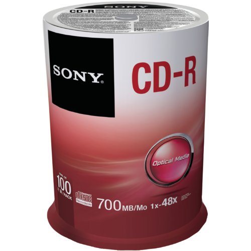 Preisvergleich Produktbild Sony CD-R 48x 80 Minuten (700 MB) 100er Spindel