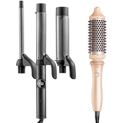 TYMO Thermal Brush + TYMO Upgraded Curling Iron Set