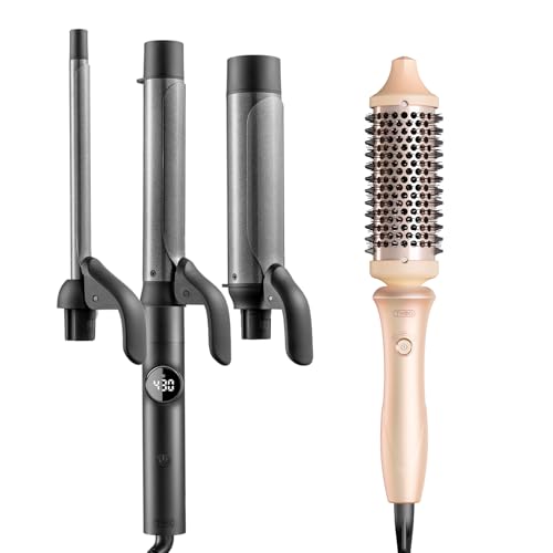 TYMO Thermal Brush + TYMO Upgraded Curling Iron Set