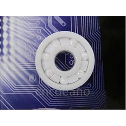 RS Pro Riders 1 X FULL CERAMIC ZrO2 608 8x22x7mm INLINE SPEED SKATE ROLLER HOCKEY DERBY SKATEBOARD LONGBOARD SCOOTER WHEEL BEARING Cover