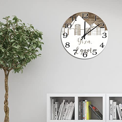 Horloges murales rondes grand format 38,1 cm de style ferme - 3