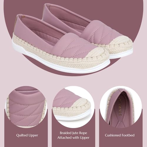 Image of TRASE Women Comfortable Loafers | Stylish Soft Slip-On Casual Flat Bellies Shoes for Women | Lightweight Footwear for Girls