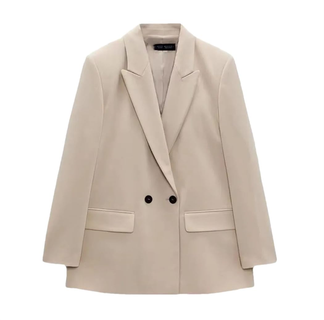 Veste de costume à revers haut de gamme nuance champagne - 6