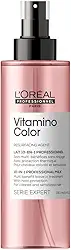 L'Oréal Professionnel Spray 10 em 1 Vitamino Color, Sem enxágue & multibenefícios, Protetor térmico e desembaraçador, Controla o frizz e aumenta o brilho, Para cabelos coloridos, 190ml