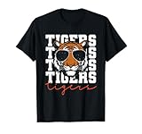Vintage Tigers Inspirational Athletic Name Design Gift T-Shirt