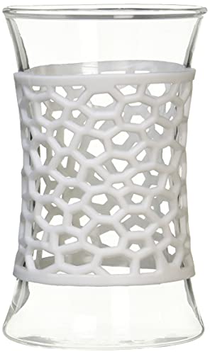 マックマー カップ お茶 コーヒー 280ml 食洗器対応 耐熱ガラス ホワイト ティーフリーグラス AA0089