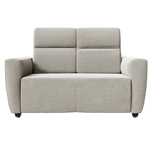 Image of Wakefit Sofa Set | 3 Year Warranty | Sofa 4 Seater, 4 Seater Sofa for Living Room, Wooden Sofa Set, Sofa Set 2+1+1 Seater - Belize(Reflection : White)