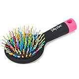 Punky Wet Brush Detangler Hair Brush with Mirror – Anti-Frizz Detangling Brushes for Wet & Dry Hair, Flexible Bristles, Toddler, Kids, Girls, Women