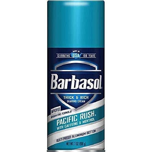 Barbasol Shave Cream 7 Ounce (Pacific Rush, Pack of 1)