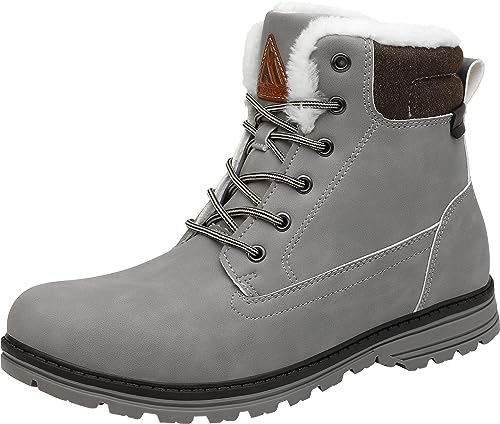 Mishansha Damen Winterstiefel - Gefütterte Boots Mit Rutschfester Sohle