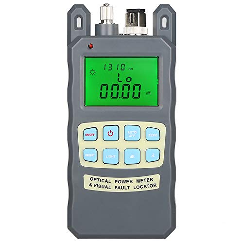 Egomall Fiber Optic Cable Tester Visual Fault Locator Portable Optical Power Meter Sc and Fc Connector Fiber Tester