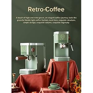 Espresso Machine, 20 Bar Espresso Machine with Milk Frother Steam Wand, Small Expresso Maker for Home, Latte and Cappuccino Maker Espresso Machine 20 Bar Espresso Machine with Milk Frother Steam Wand Small Expresso Maker for Home Latte and Cappuccino Maker