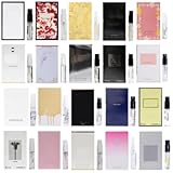 Dirstic 20 Piece Designer Fragrance Samples, Women's Designer Fragrance Sampler Collection, Luxury High-End Perfume Vials for Women, Mini Perfume Samples Gift for Girlfriend, Wife, or Mother（20 pcs）