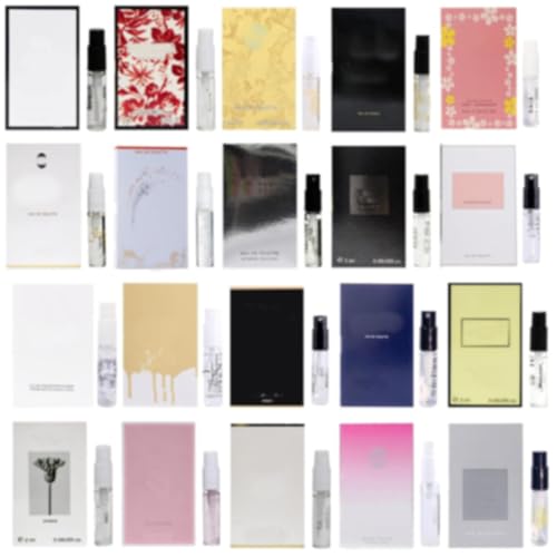 Dirstic 20 Piece Designer Fragrance Samples, Women's Designer Fragrance Sampler