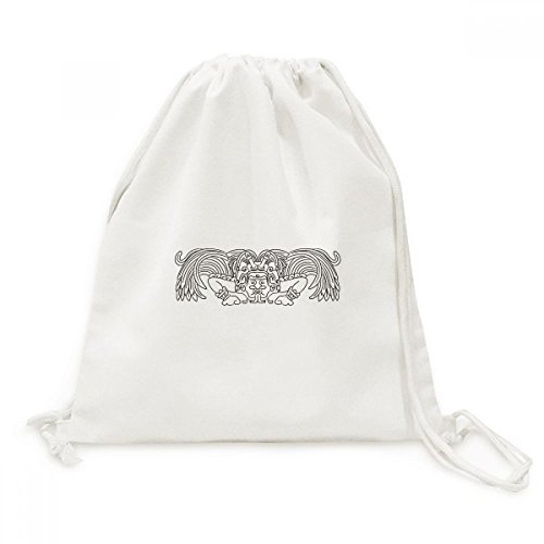 Sac cordon Egypte asymétrique en toile pour éviter les sacs lourds