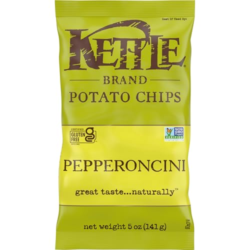 Image of Kettle Brand Potato Chips, Pepperoncini Kettle Chips, 5 Oz