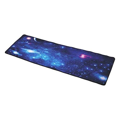 MALATEC Gaming Mouse Mat 880 x 300 mm Non-Slip Blue 8518 Cover