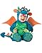 InCharacter Baby Dinky Dragon Costume, Teal/Green, Small (6-12 Months)