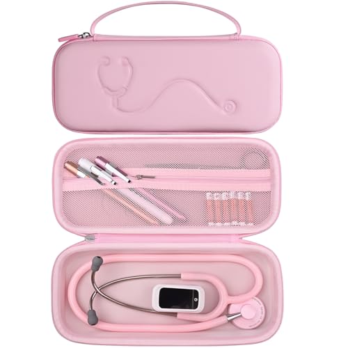 Image of Stethoscope Case for 3M Littmann Classic III & Lightweight II S.E, Pink