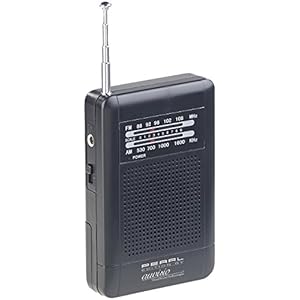 PEARL Batterieradio: Analoges Taschenradio TAR-202 mit UKW- und MW-Empfang (Radio Batterie)