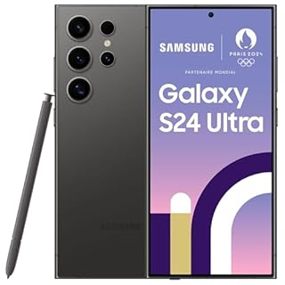 Samsung Galaxy S24 Ultra 17,3 cm (6.8"") Double SIM 5G USB Type-C 12 Go 256 Go 5000 mAh Noir, SM-S928BZKGEUE (Reconditionné)