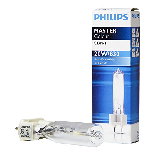 Philips 760313 - Bombilla G12 Master CDM-T 20W/830 20000h