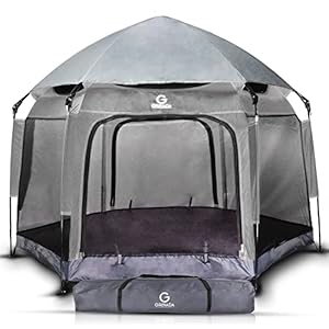 Tente De Plage Anti UV Bebe pour Enfants avec Protection Solaire UV UPF 50+ Parasol de Plage Tente De Plage Pop-up Instantanée Portable pour Camping Intérieur Extérieur Chambre