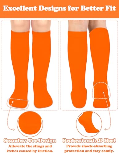 Sarfel Kids Soccer Socks Toddler Soccer Socks Boys Baseball Socks Girls Softball Socks Youth Football Accessories Kids Cotton2