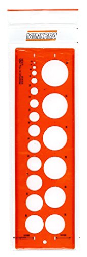 Preisvergleich Produktbild MINERVA Trace Kreise Peer N ° 17 A Trace Symbol orange