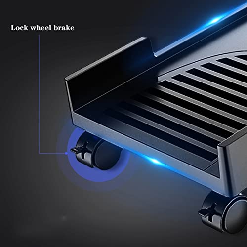 Soporte para CPU Heavy-Duty de Plástico Removible para Torre, Bastidor para Chasis de PC con Ruedas miniatura 4